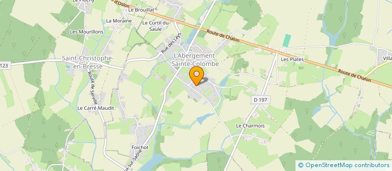 localisation de l'entreprise ELADE  L'ABERGEMENT-SAINTE-COLOMBE