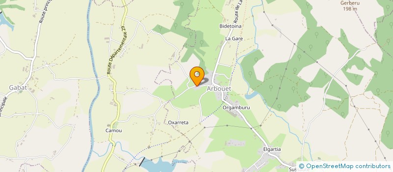 localisation de l'entreprise ELADMA  ARBOUET-SUSSAUTE