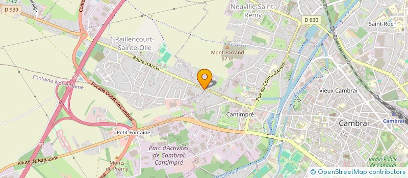 localisation de l'entreprise ELADO  RAILLENCOURT-SAINTE-OLLE