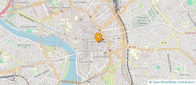 localisation de l'entreprise ELADOC  TOULOUSE