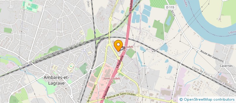 localisation de l'entreprise ELAE  ANGLET