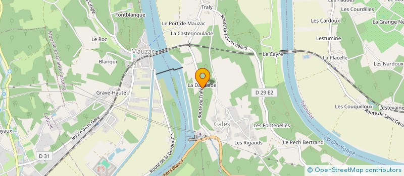 localisation de l'entreprise ELAG'24  COUZE-ET-SAINT-FRONT