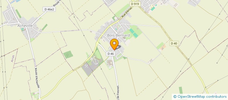 localisation de l'entreprise ELAG  BOIS-BERNARD