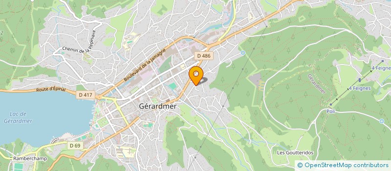 localisation de l'entreprise ELAG'ARBRE - LOAN OLIVETTO  GERARDMER