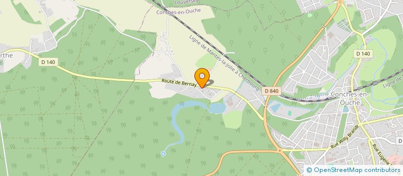 localisation de l'entreprise ELAG EURE 27  CONCHES-EN-OUCHE