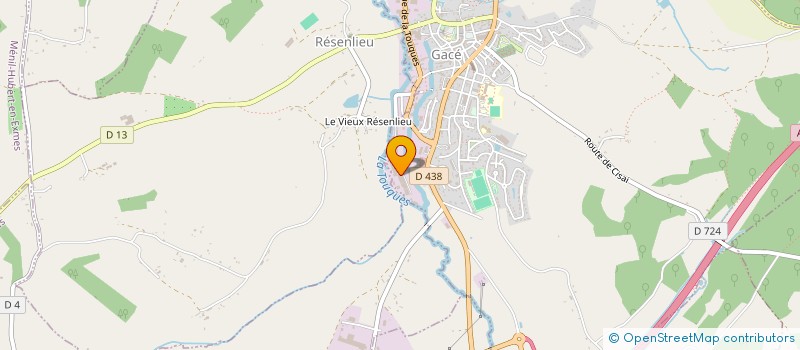 localisation de l'entreprise ELAG'EURE à GACE