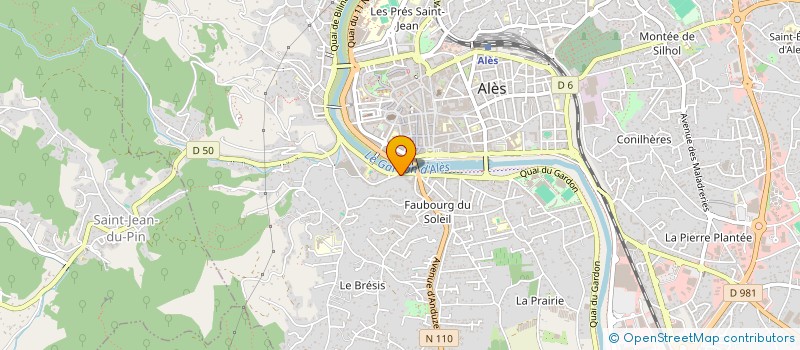 localisation de l'entreprise ELAGAGE ABATTAGE A RISQUE à ALES