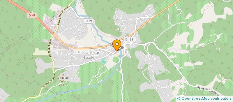 localisation de l'entreprise ELAGAGE DU MIDI  FLASSANS-SUR-ISSOLE