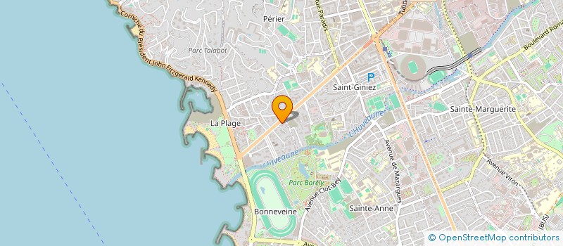 localisation de l'entreprise ELAGAGE PROVENCE à MARSEILLE