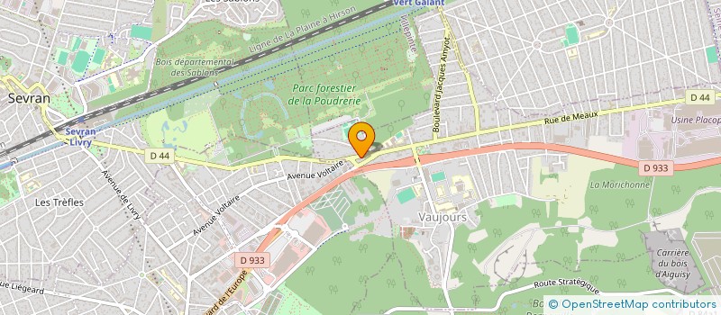 localisation de l'entreprise ELAGAGE SERVICE RAPIDE à VAUJOURS
