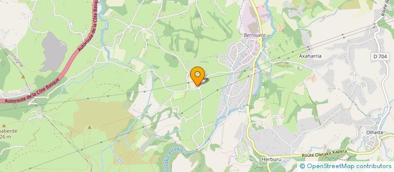 localisation de l'entreprise ELAGOR  URRUGNE