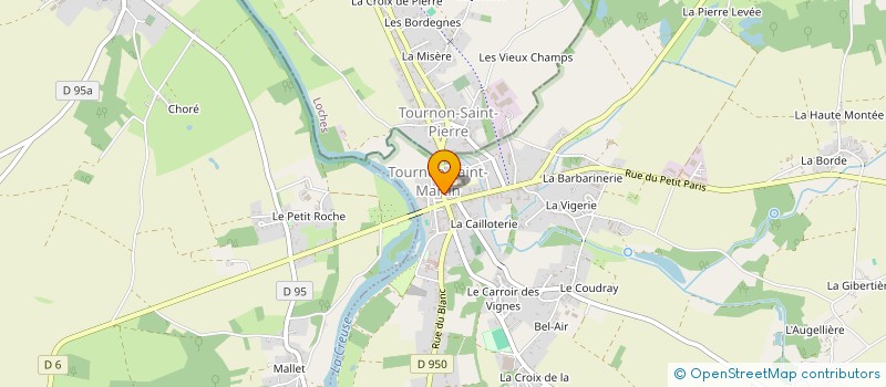 localisation de l'entreprise ELAI ALIMENTATION à TOURNON-SAINT-MARTIN