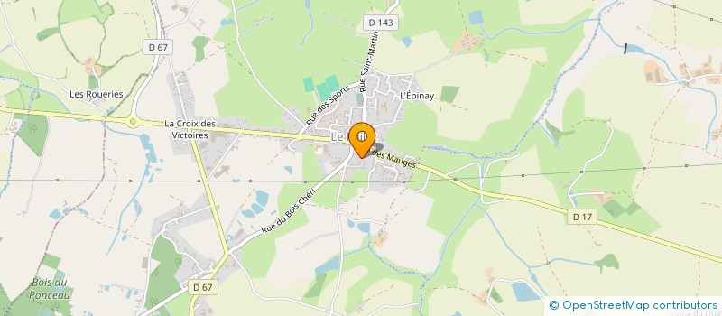 localisation de l'entreprise ELAIA à BEAUPREAU-EN-MAUGES