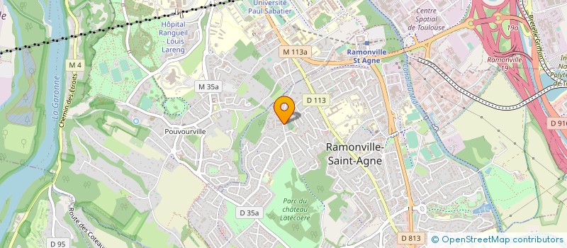 localisation de l'entreprise ELAIA  RAMONVILLE-SAINT-AGNE