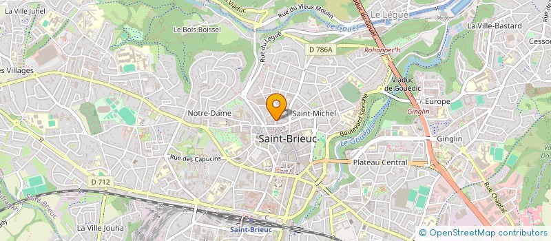 localisation de l'entreprise ELAIA à SAINT-BRIEUC