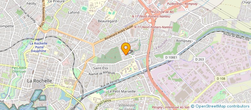 localisation de l'entreprise ELAIA AEGIDIUS  LA ROCHELLE