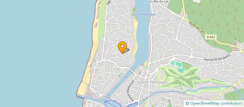 localisation de l'entreprise ELAIA PATRIMOINE  SOORTS-HOSSEGOR