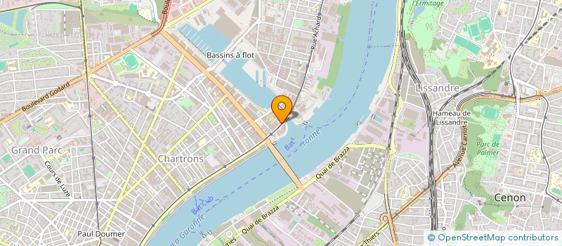 localisation de l'entreprise ELAIO à BORDEAUX