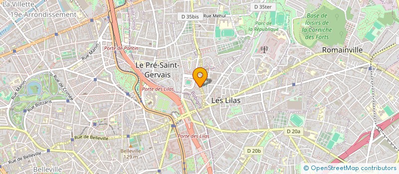 localisation de l'entreprise ELAION RESOURCES à LE PRE-SAINT-GERVAIS