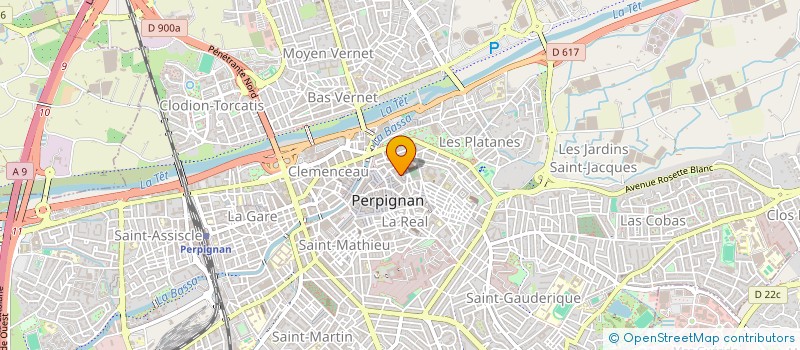 localisation de l'entreprise ELAIS  PERPIGNAN