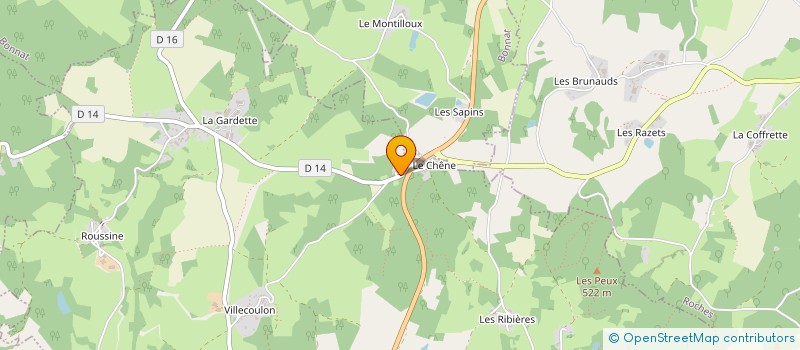 localisation de l'entreprise ELAIS 4L  JOUILLAT