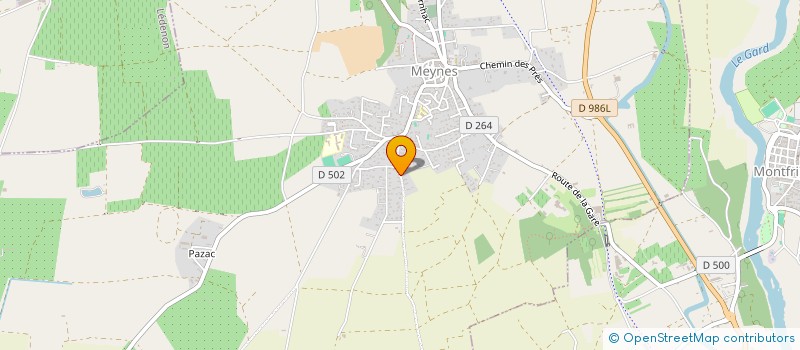 localisation de l'entreprise ELAIS  MEYNES