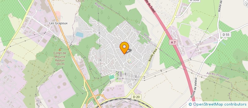 localisation de l'entreprise ELAIX  ROGNAC