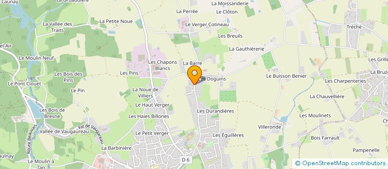 localisation de l'entreprise ELAJI  LUYNES