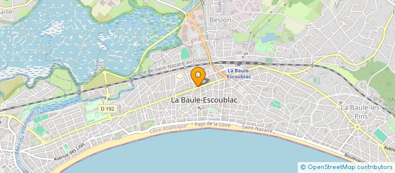 localisation de l'entreprise ELAJI DIFFUSION à LA BAULE-ESCOUBLAC