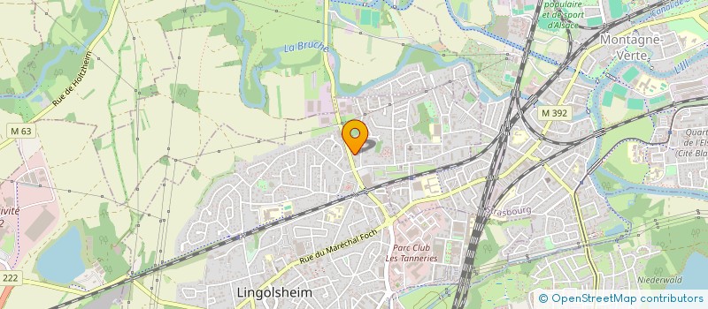 localisation de l'entreprise ELALI  LINGOLSHEIM