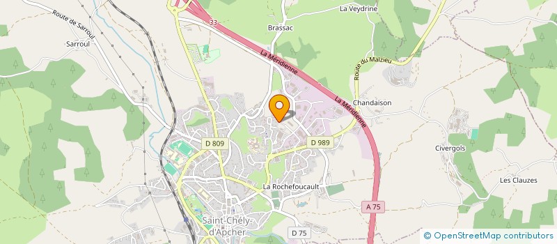 localisation de l'entreprise ELALMA  ST CHELY D APCHER