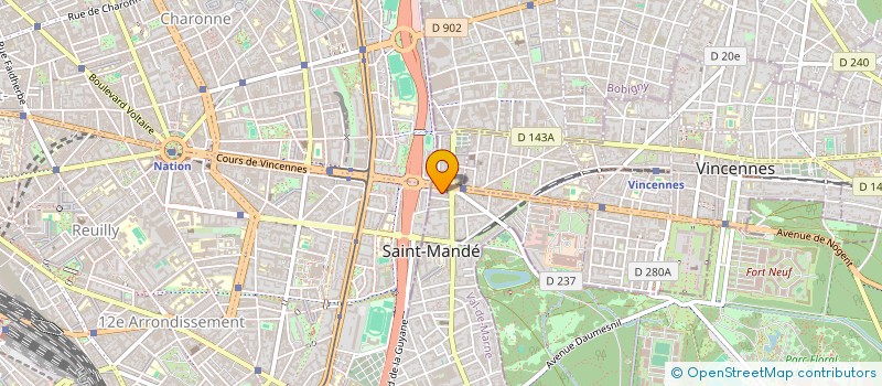 localisation de l'entreprise ELAM RENOVATION  SAINT-MANDE