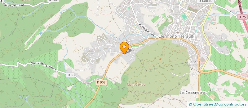 localisation de l'entreprise ELAMA  CLERMONT-L'HERAULT