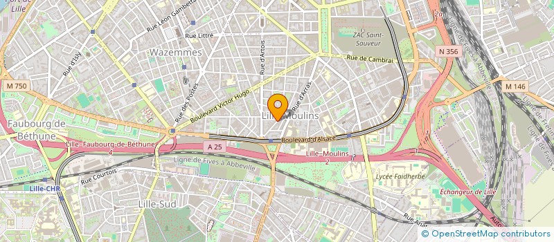 localisation de l'entreprise ELAMANE LE MONDE à LILLE