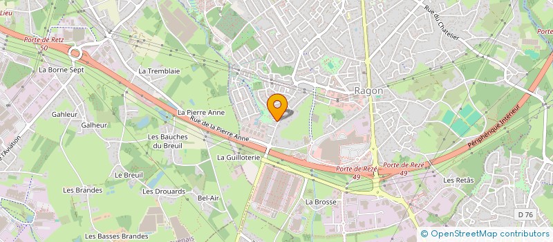 localisation de l'entreprise ELAMARO  REZE