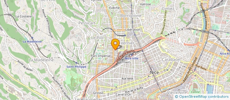 localisation de l'entreprise ELAMEN à NICE