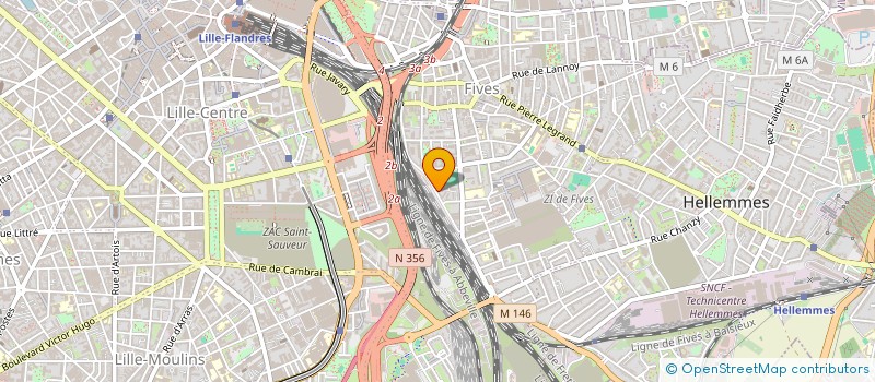 localisation de l'entreprise ELAMETSDATA CONSULTING à LILLE