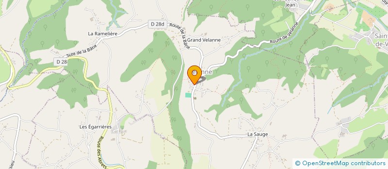 localisation de l'entreprise ELAN  SAINT-BUEIL