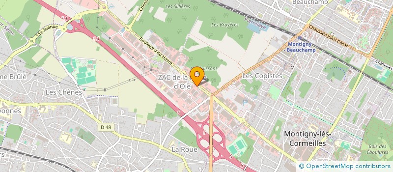 localisation de l'entreprise ELAN  HERBLAY-SUR-SEINE