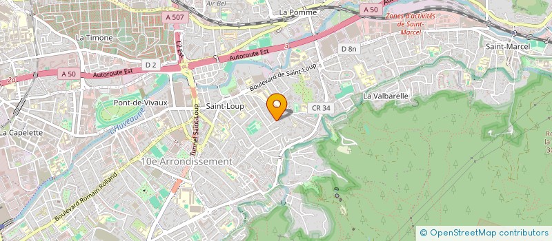 localisation de l'entreprise ELAN à MARSEILLE