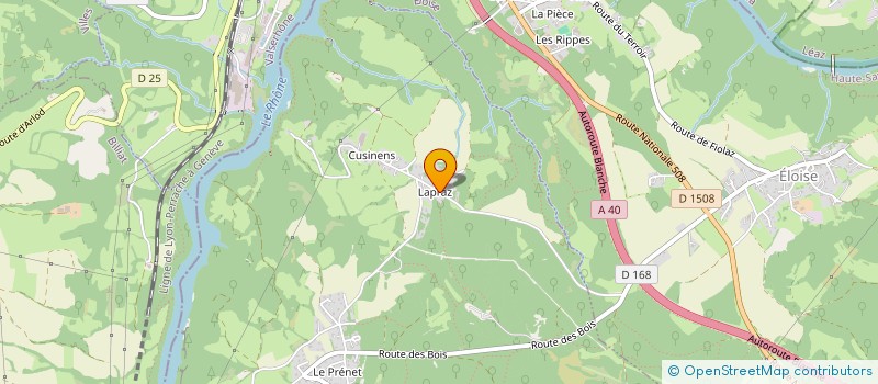 localisation de l'entreprise ELAN  SAINT-GERMAIN-SUR-RHONE