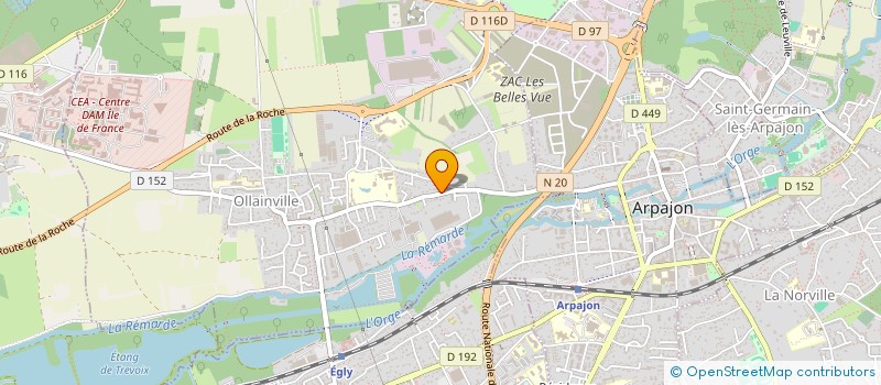 localisation de l'entreprise ELAN  OLLAINVILLE