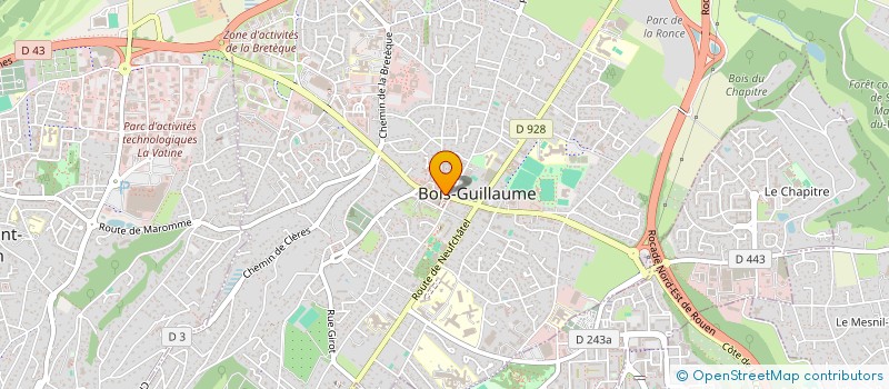 localisation de l'entreprise ELAN  BOSC-GUERARD-SAINT-ADRIEN