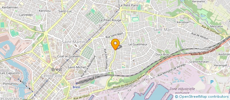 localisation de l'entreprise ELAN  PLOUFRAGAN