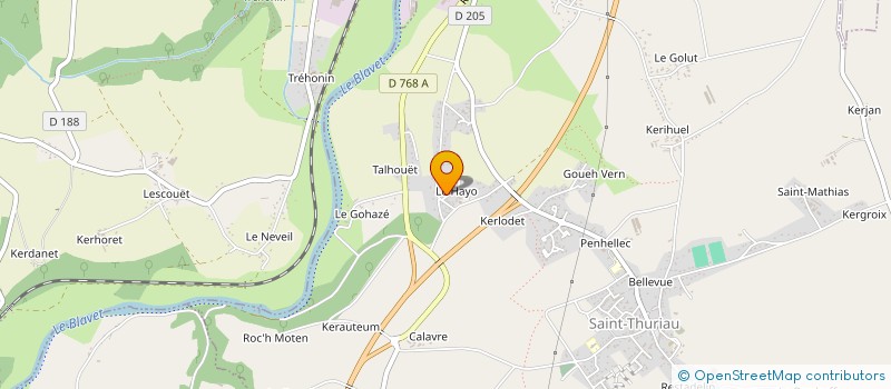 localisation de l'entreprise ELAN  SAINT-THURIAU