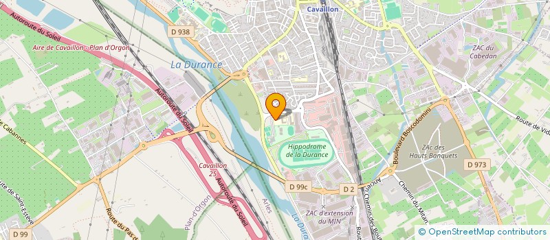 localisation de l'entreprise ELAN à CAVAILLON
