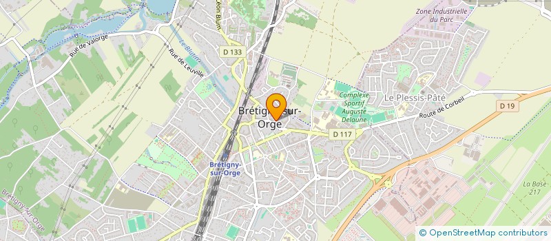 localisation de l'entreprise ELAN à BRETIGNY-SUR-ORGE