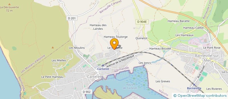 localisation de l'entreprise ELAN AGILE  BARNEVILLE-CARTERET