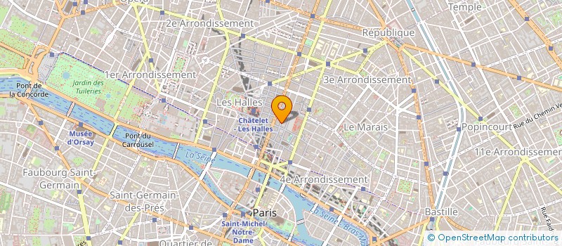 localisation de l'entreprise ELAN ASSOCIES à PARIS