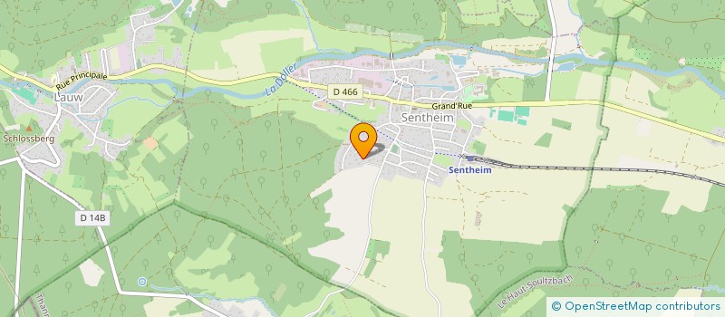 localisation de l'entreprise ELAN BE VRD  SENTHEIM